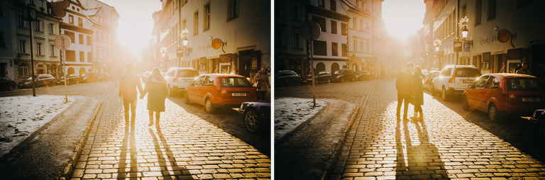Surprise proposal charles bridge