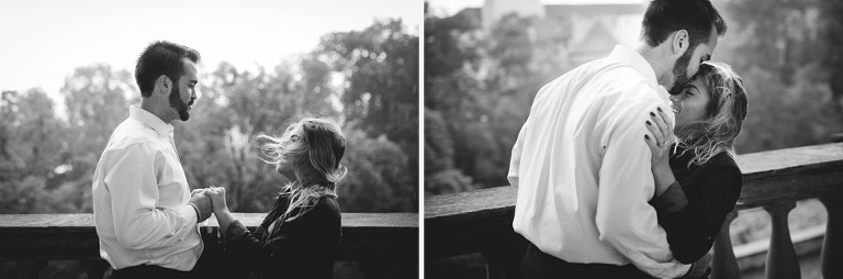 prague garden surprise proposal